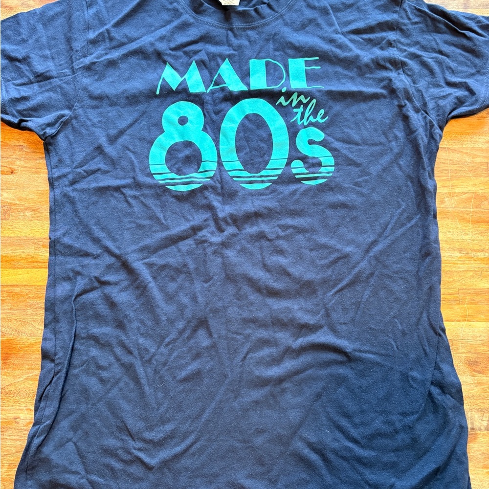 Navy Blue 'Made in the 80s' Women's Shirt